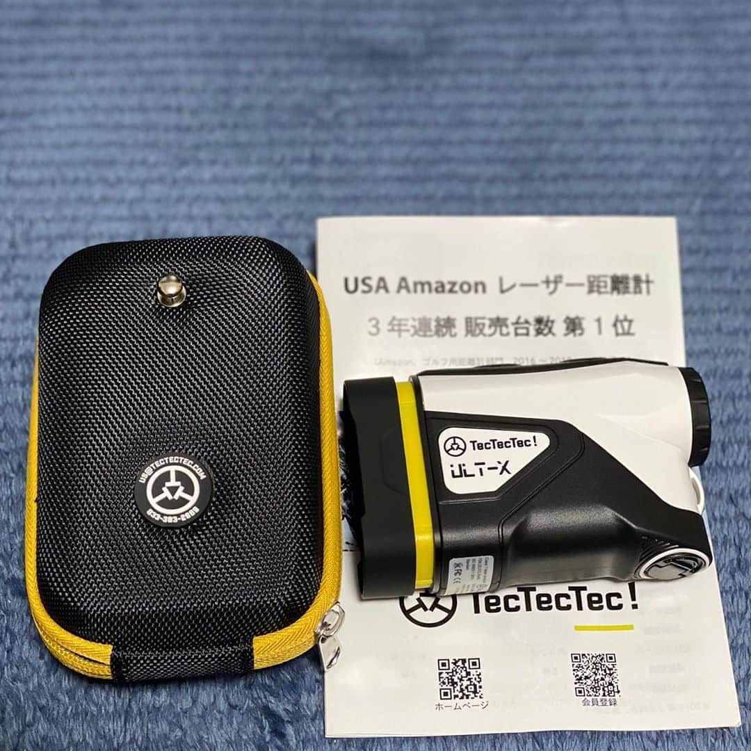 塩見好輝のインスタグラム：「ご縁がありましてレーザー距離計 TecTecTec!を使わせて頂く事になりました🙆‍♂️ 競技でも使えるし使い勝手もいいので是非皆様も使ってみて下さい🙇‍♂️ #渡辺製作所#tectectec #ゴルフ#ゴルフ女子 #ゴルフ男子#レーザー距離計#3150」