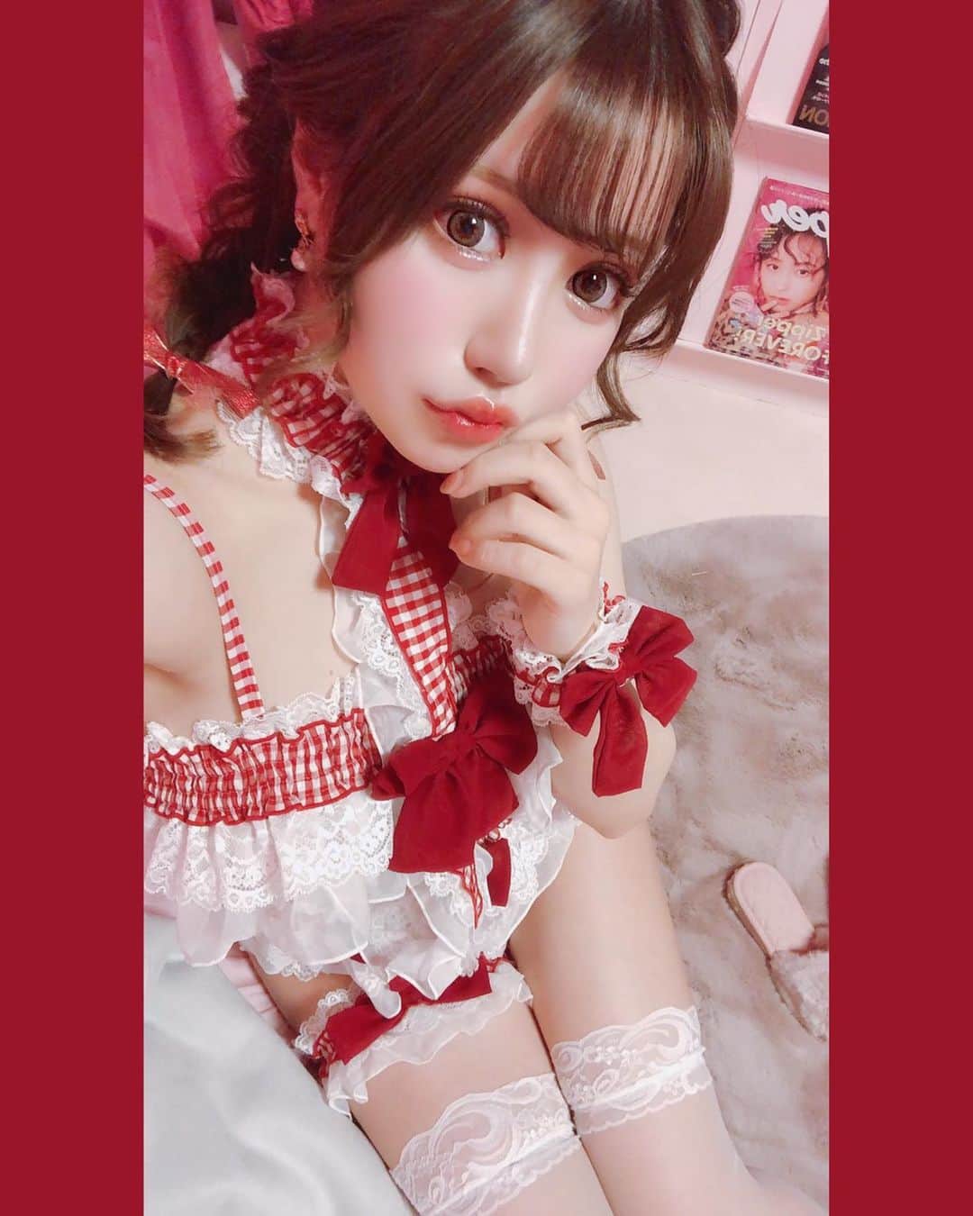 白田まい（白玉ろぷ）のインスタグラム：「🎀🎀🎀 #白田まい #撮影会モデル #japanesegirls #时装 #模特  #コスプレ撮影 #粉我 #モデル撮影会 #偶像 #名古屋モデル」