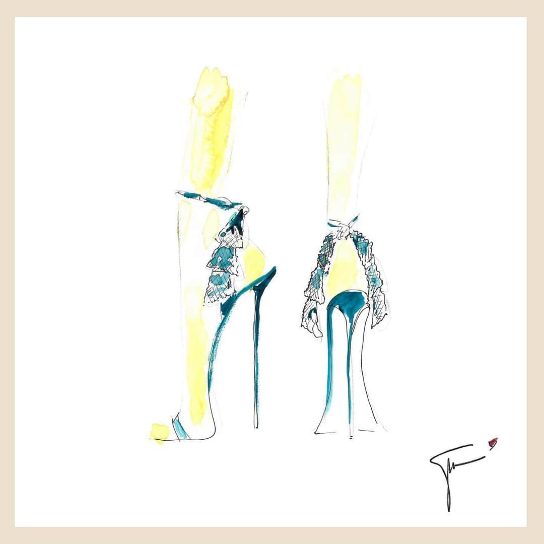 Giuseppe Zanotti Designさんのインスタグラム写真 - (Giuseppe Zanotti DesignInstagram)「From whimsical sketch to wondrous heel, the JAMILA is on everyone’s wishlist. #GiuseppeZanotti #GZSS20」12月23日 1時01分 - giuseppezanotti