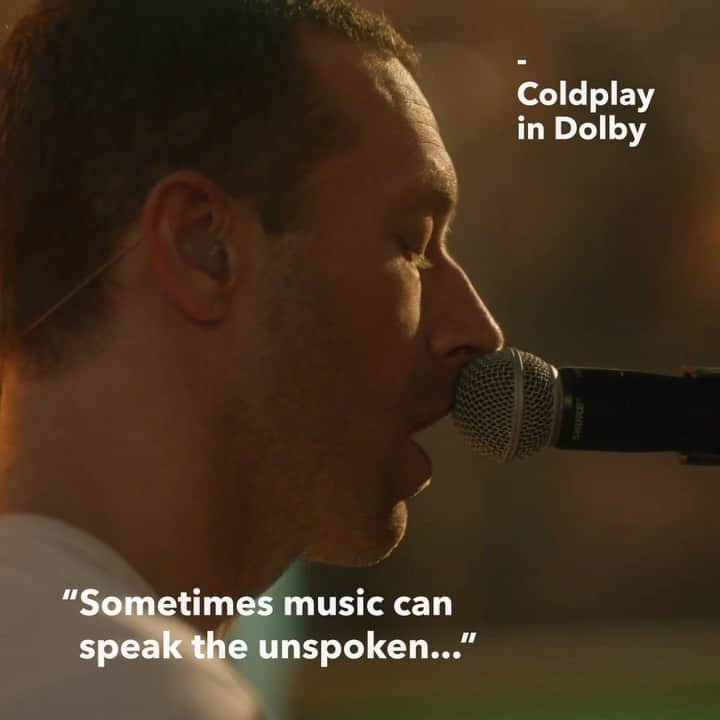 Coldplayのインスタグラム：「Listen to Everyday Life in @DolbyLabs and go inside the music.」