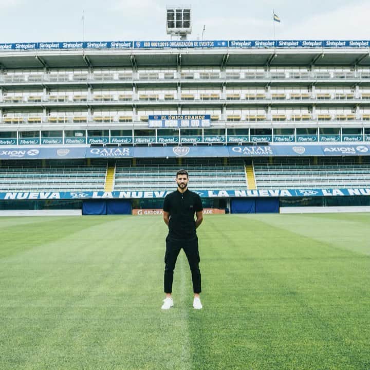 リサンドロ・ロペスのインスタグラム：「Y VAMOS BOCA QUE TENES QUE GANAR.. 🔷🔶🔷🔶」