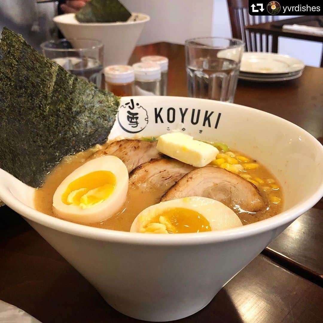 Koyukiさんのインスタグラム写真 - (KoyukiInstagram)「#repost @yvrdishes ・・・ 📍 KOYUKI SAPPORO RAMEN 🍽 butter and corn miso ramen + nori mayo and gyoza! ➡️ SWIPE FOR MORE & NOODLE PULL! - 🍜 the nori mayo and gyoza were served steaming hot and were both very yummy! the ramen was wonderful! the miso broth was creamy and rich!! the chashu was cut very thick and you could really taste the char! overall everything was so delicious, authentic, and filling! hope to return to @koyukiramen ! - - - - - tags: #vancouver #vancouvereats #foodie #vancity #foodblog #vancityfood #yvrfood #yummy #ramen #vancouverbased #nomsmag #dishedvan #vaneats #eeeeeats #yvr #authentic #🍜 #ramen #japanesefood #🇯🇵」12月23日 15時38分 - koyukikitchen