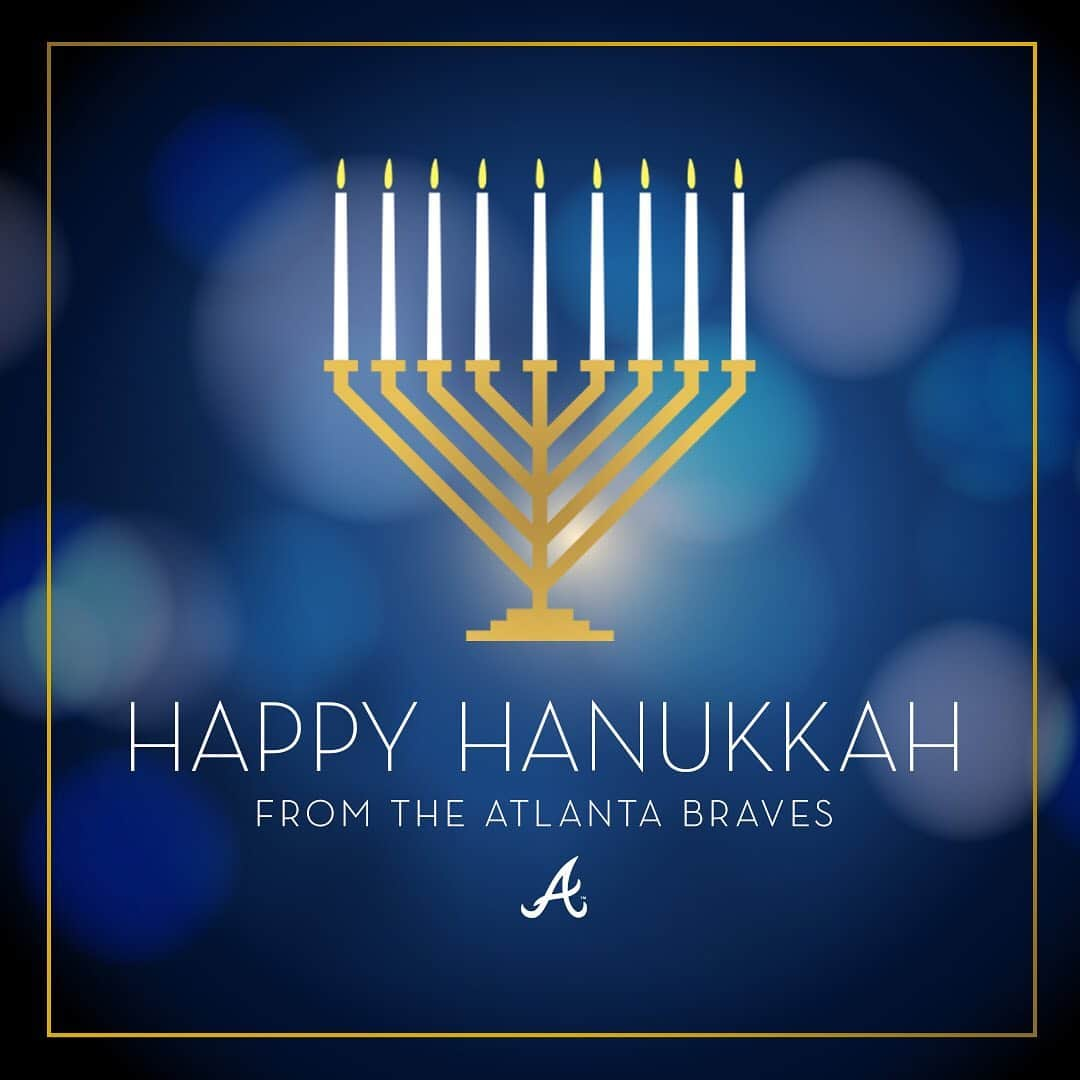 アトランタ・ブレーブスさんのインスタグラム写真 - (アトランタ・ブレーブスInstagram)「Happy Hanukkah!」12月23日 7時43分 - braves