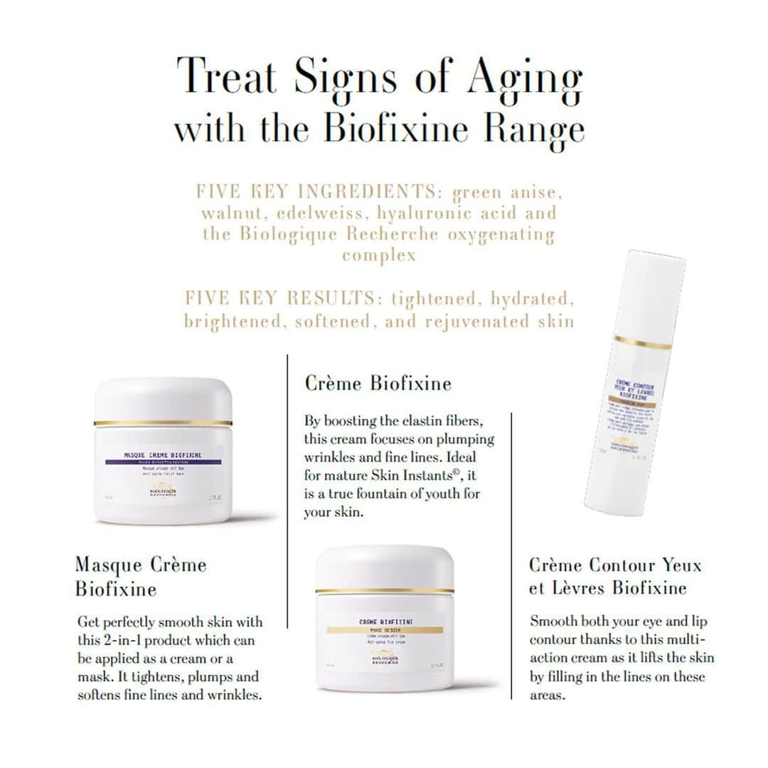 Biologique Recherche USAさんのインスタグラム写真 - (Biologique Recherche USAInstagram)「This season in our newsletter, we tell you more about the properties of our Biofixine range. Featuring 3 products (a mask/cream, an intensive face cream and an eye cream) the range was formulated around five key ingredients: green anise, walnut, edelweiss, hyaluronic acid and the Biologique Recherche Oxygenating Complex. Thanks to these ingredients, the Biofixine range delivers five key results: tightened, hydrated, brightened softened and rejuvenated skin. Ideal for mature Skin Instants, these products smooth and lift the skin by filling in lines and wrinkles. • • • #biologiquerecherche #passion #expert #beauty #skin #skincare #facecare #followyourskininstant #buildingbetterskin #skininstant #newsletter #winter #winterseason #biofixine #masquecremebiofixine #cremebiofixine #cremecontouryeuxetlevres #tightening #hydrating #brightening #smoothing#winteressentials #holidayseason #christmasgifts」12月23日 8時01分 - biologique_recherche_usa