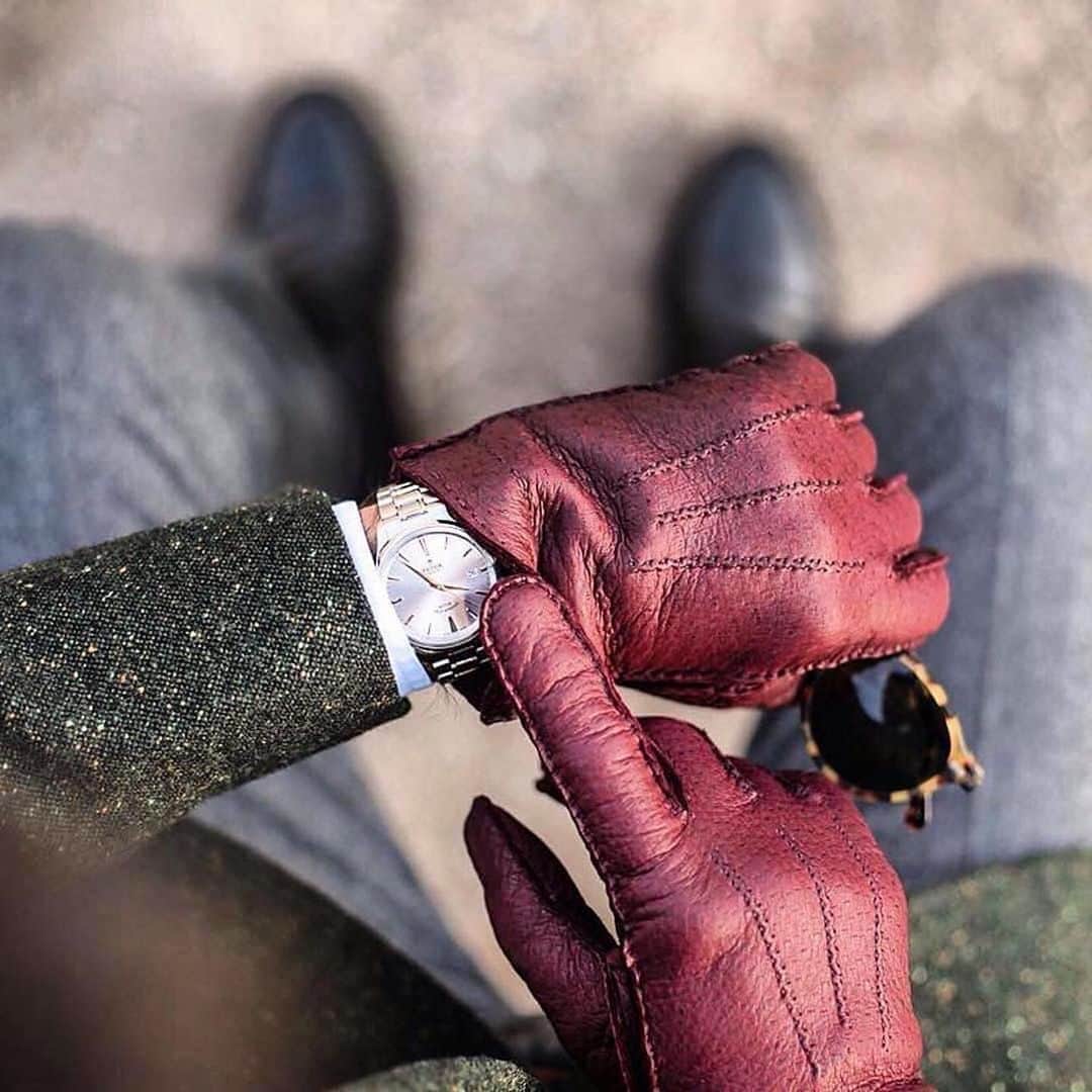 のインスタグラム：「#peccary #peccarygloves #mazzolenigloves」