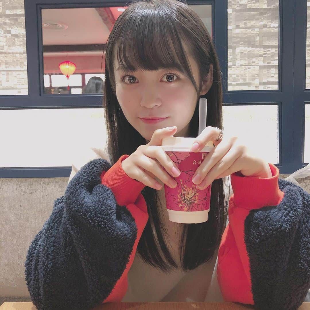 西川怜さんのインスタグラム写真 - (西川怜Instagram)「久しぶりのタピオカ〜⚫💗 . . 今回はさつまいもミルク？みたいなやつにしてみた(^^) 前飲んだ、ストロベリーミルク的なやつの方が好みだったかなぁ🤔 . . でも、ここのお店はメニューが多い上にタピオカがとっても美味しいから おすすめ😍 . . . #タピオカ#新宿タピオカ#タロイモ#タピオカ部#KLON#ANDGEEBEE」12月23日 11時37分 - rei_nishikawa_1025