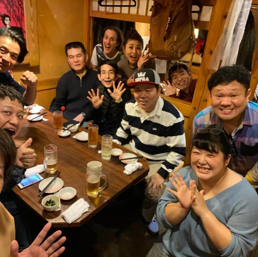 ほんこんさんのインスタグラム写真 - (ほんこんInstagram)「ルミネスペシャルコメディほんこん班 忘年会 #ほんこん班 #ルミネtheよしもと  #スペシャルコメディ #忘年会 #シベリア文太 #ロッシー #矢部太郎  #ほんこん」12月23日 12時30分 - hongkong2015_4_9