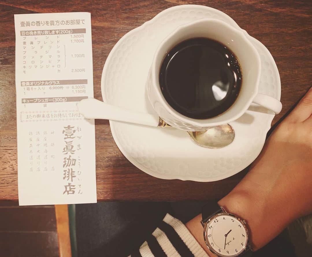 篠原理沙さんのインスタグラム写真 - (篠原理沙Instagram)「珈琲はブラック派です。 . . . #喫茶店 #photooftheday #銀ぶら #photography #photo #photograph」12月23日 13時37分 - shinorisachan
