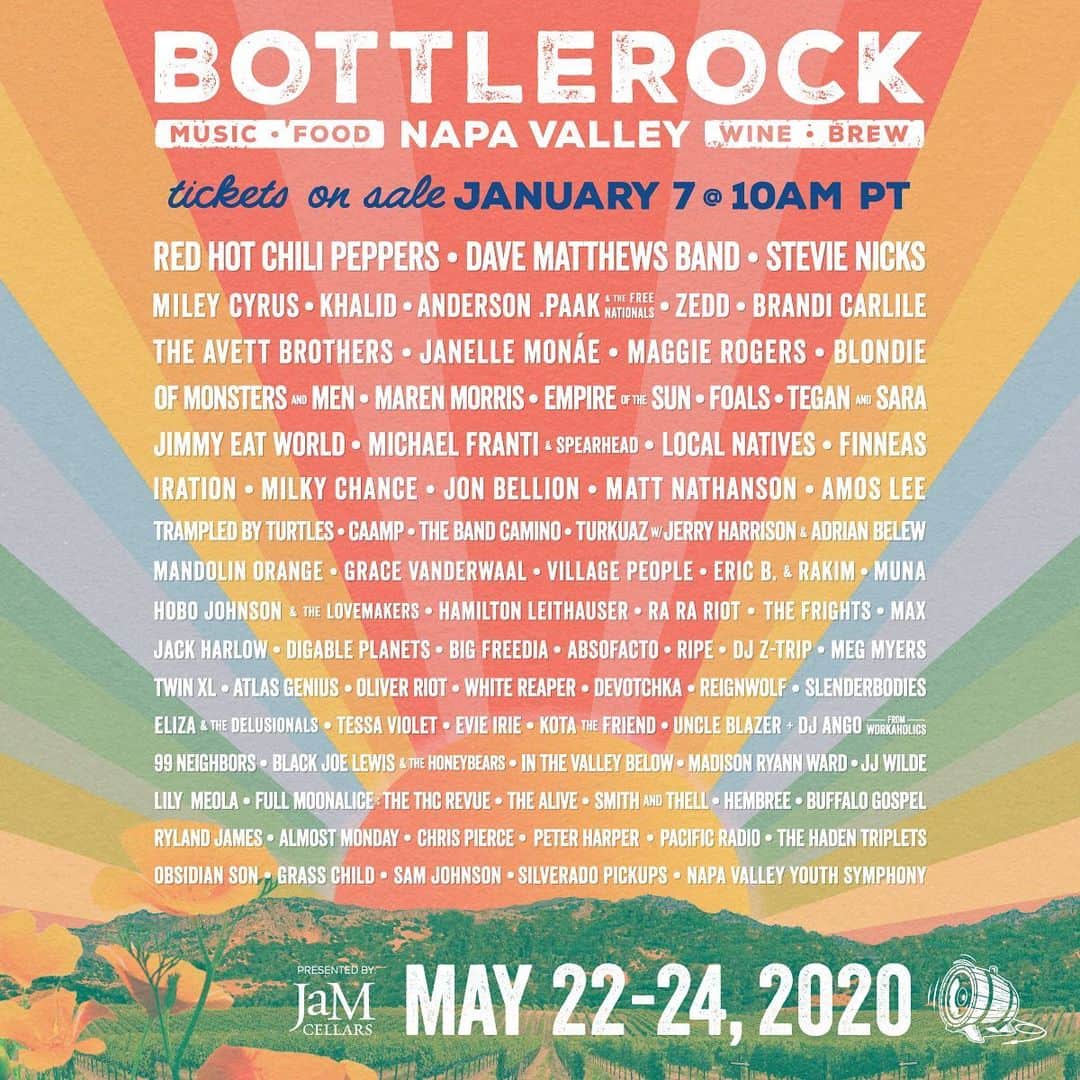 エンパイア・オブ・ザ・サンのインスタグラム：「Bottle Rockin’ this May ! See u guys there #BottleRock2020」