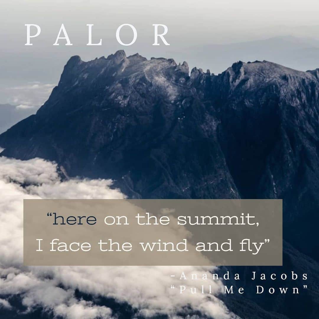 アナンダ・ジェイコブズのインスタグラム：「PALOR - new album out January 10th, 2020. Link in bio to follow. . . .  #keepmoving #palor #wander #pullmedown #airtobreathe #losemymind #onthemoon #rightforyou #music #tripelectric #folktronica #newage #classicalcrossover #anandajacobsmusic #inspirational #cliff #summit #fly #clouds #soaring #freeyourmind #haze #journey #anxiety #knowledge #wisdom #yearning @vel_sun_ @ananda_jacobs_ #sky #premonition #fear」