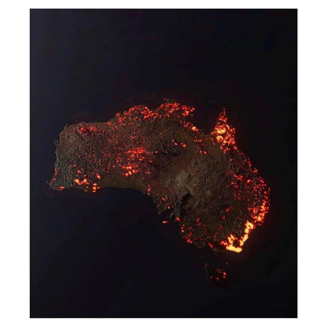 サーシャ・ピーターズのインスタグラム：「They say more than half a billion animals have perished in Australia.  Over 14 million acres have burned. 20 people have passed away and 28 are still unaccounted for. This is an overwhelming and devastating number. Hudson and I are showing our support and sending our prayers to all of the firefighters, first responders, volunteers, and everyone effected by these fires...especially the helpless wildlife that is so vital to our ecosystem. To find out more and how you can help no matter where you are in the world visit CNET.com」