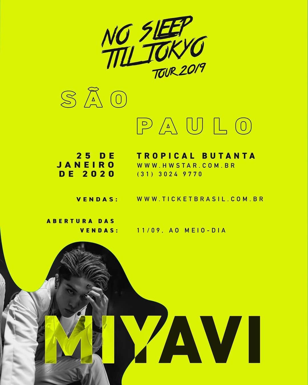 MIYAVI（石原貴雅）さんのインスタグラム写真 - (MIYAVI（石原貴雅）Instagram)「@miyavi_ishihara in São Paulo will continue  as planned. Get tickets at www.ticketbrasil.com.br」1月7日 4時00分 - miyavi_staff
