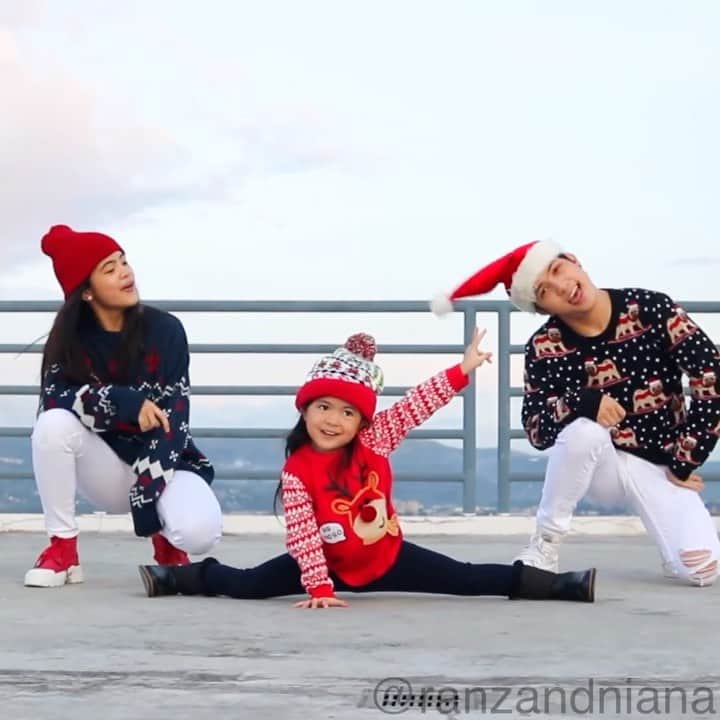 Niana Guerreroのインスタグラム：「all i want for christmas🎄siblings dance!!💃🏻🤣 ⛄️#siblinggoals」