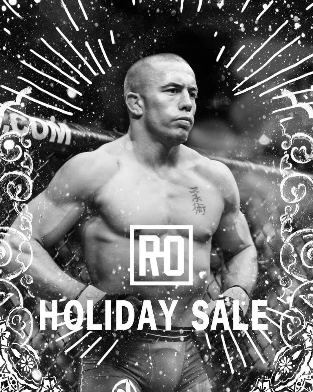 ジョルジュ・サンピエールさんのインスタグラム写真 - (ジョルジュ・サンピエールInstagram)「The @rootsoffight Holiday Sale is on right now. Treat yourself or a loved one with up to 50% off my collection right now #RootsofFight #KnowYourRoots」12月24日 0時53分 - georgesstpierre