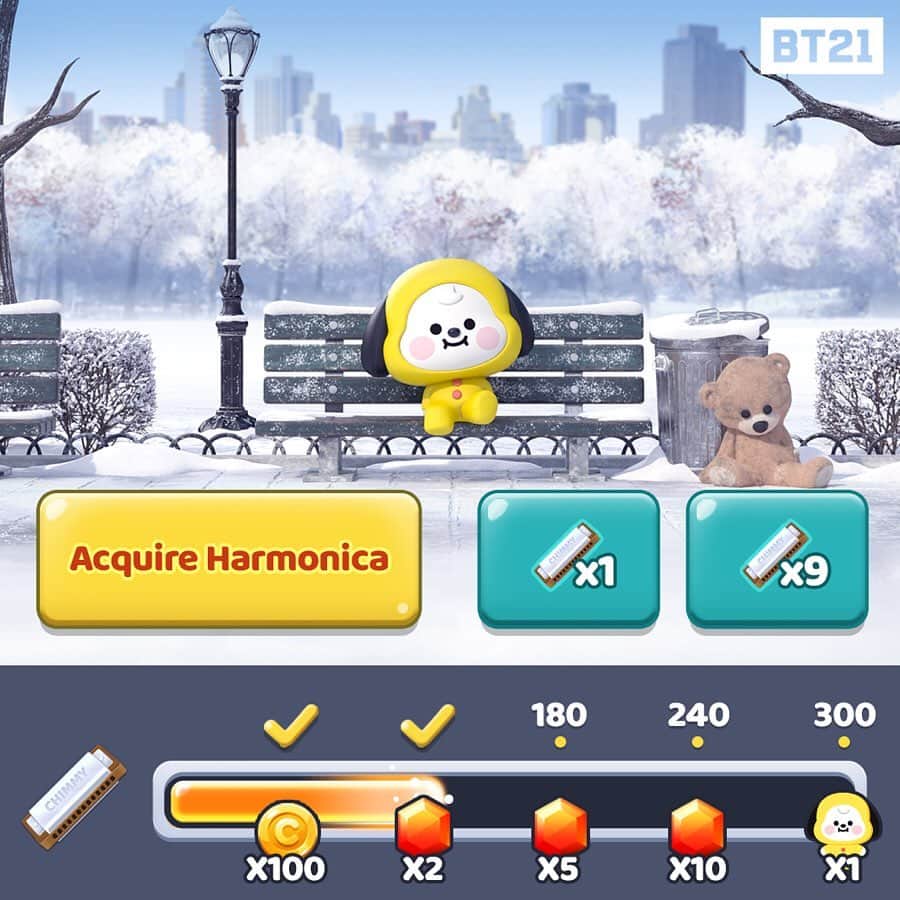 BT21 Stars of tomorrow, UNIVERSTAR!さんのインスタグラム写真 - (BT21 Stars of tomorrow, UNIVERSTAR!Instagram)「Help CHIMMY find friends by playing the harmonica!🎶 ⠀ Download #PUZZLESTARBT21 now, and meet BABY CHIMMY! ⠀ 📍Link in bio ⠀ 📍Event duration: Dec. 23rd, 16PM to Jan. 13th, 16PM (KST) Dec. 23rd, 7AM to Jan. 13th, 7AM (UTC) ⠀ #CHIMMY #TATA #BT21」12月23日 18時01分 - bt21_official