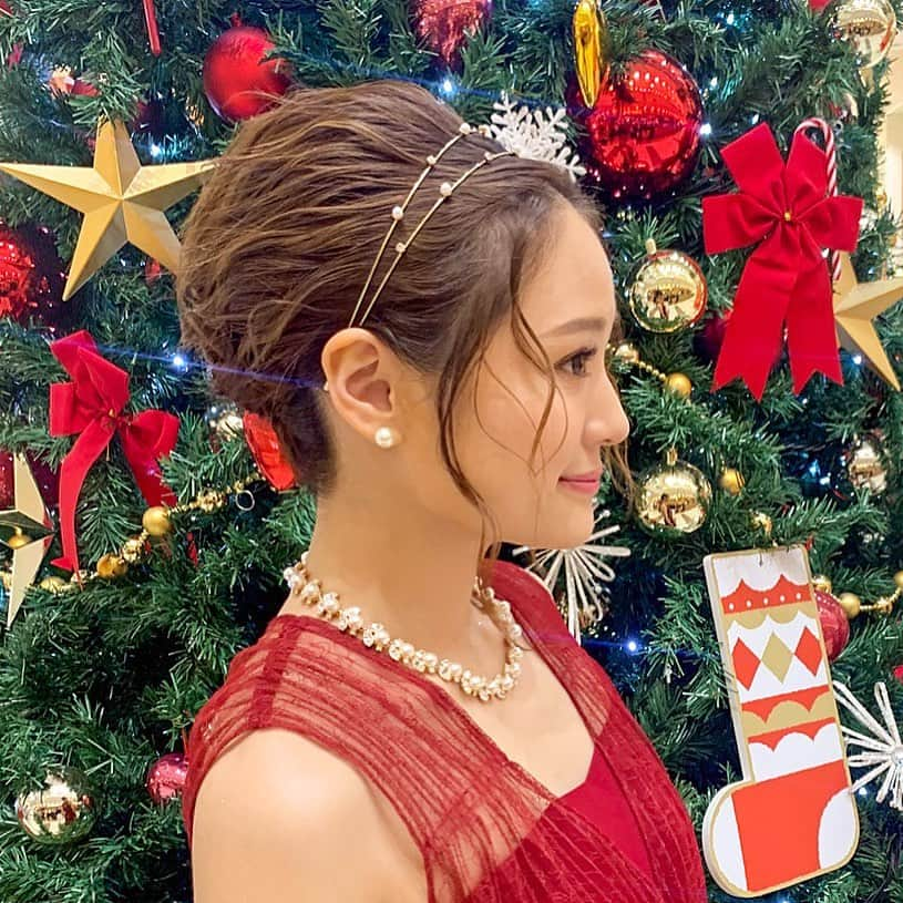 chayさんのインスタグラム写真 - (chayInstagram)「Dress Up🎄👠 #christmas #merrychristmas  #クリスマス #クリスマスコーデ  #lilybrown #grosseglace」12月23日 20時56分 - chay1023_official