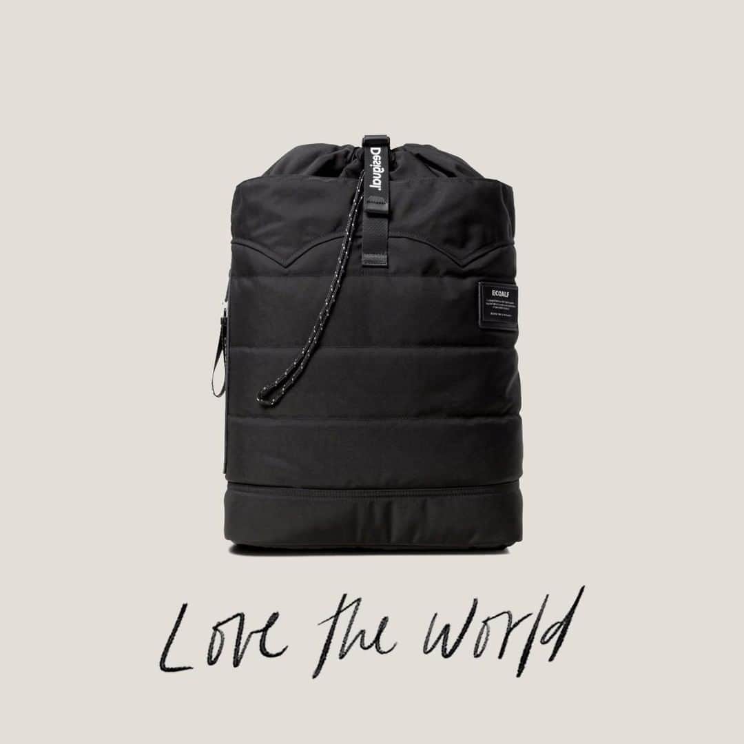 デシグアルのインスタグラム：「#Lovetheworld by choosing sustainable and useful #gifts.」
