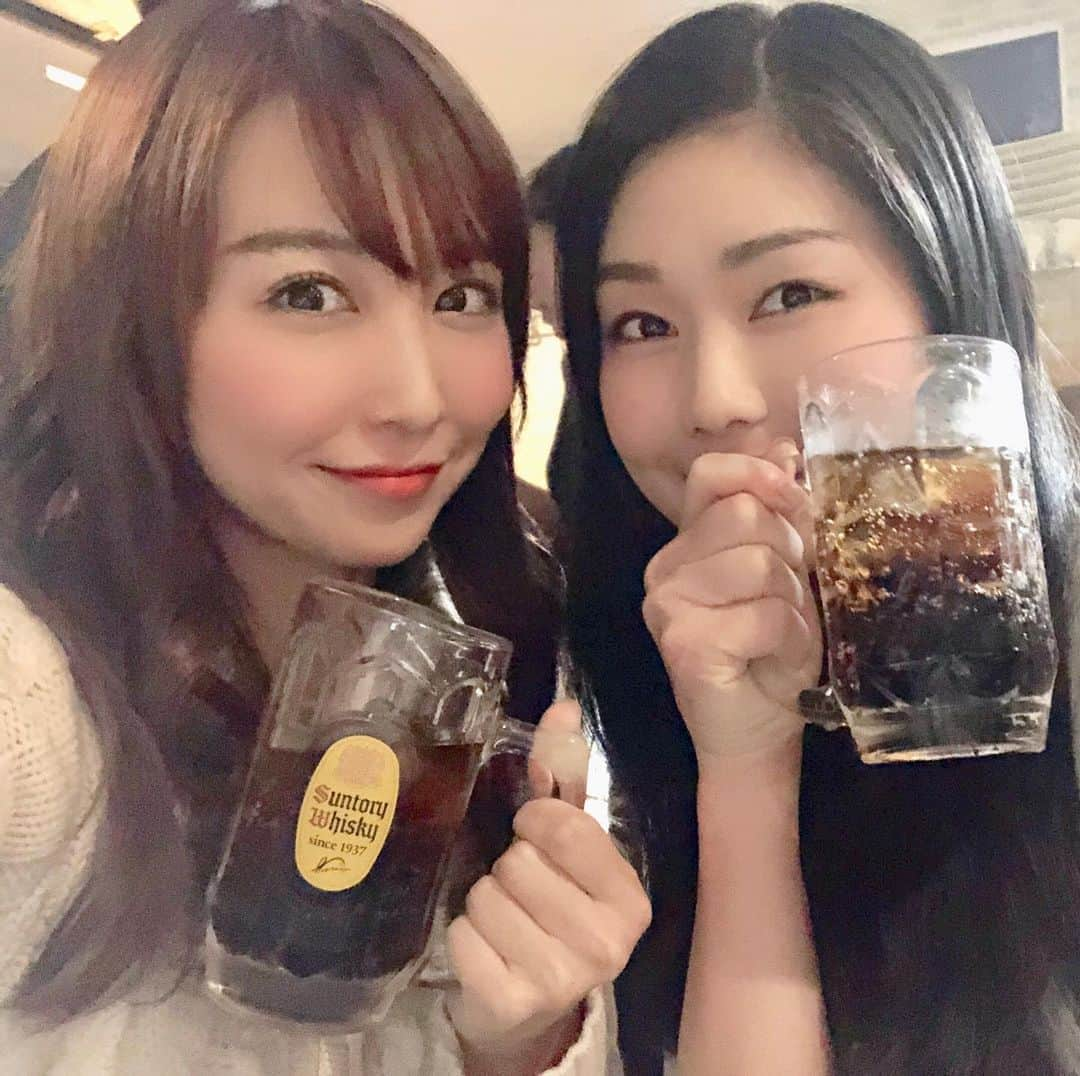 長久梨那さんのインスタグラム写真 - (長久梨那Instagram)「‪． コーラで乾杯🍻‬ ‪#田中セシル ちゃん #ミスユニバース #ファイナリスト #同期 #身長差13cm‬ #モデル #アナウンサー #リポーター #女優 #自撮り #セルフィー #フォローミー #japan #girl #friend #twins #missuniverse #finalist #model #announcer #reporter #actress #actor #selfie #instagood #instadaily #instagirl #photooftheday #followme #❤️」12月23日 23時00分 - rinanagahisa