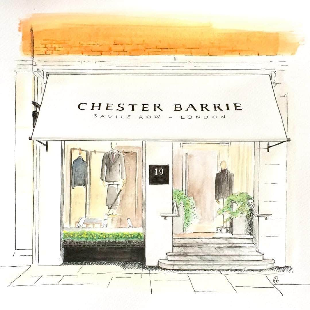 チェスターバリーのインスタグラム：「Our Savile Row store will be closing for Christmas on 25th and 26th December. Please see our full Christmas opening times below:  23rd Dec – 10 am - 6pm 24th Dec – 10am - 2pm 25th Dec – CLOSED 26th Dec – CLOSED 27th Dec – 10am - 5pm 28th Dec – 10am - 5pm 29th Dec – CLOSED 30th Dec – 10am - 6pm 31st Dec – 10am - 2pm 1st Jan – CLOSED  Special thanks to our talented friend @wearfore_by_ng for the fantastic illustration. . . . . #ChesterBarrie #CBstyle #TailoredToFit #SavileRow #MenWithStyle#Fashion #MensStyle #Style #Tailoring #Menswear #Jacket #MensFashion #BritishFashion #MensLifestyle #London #NewCollection #Suits #Jacket #Fabric #British #Italian」