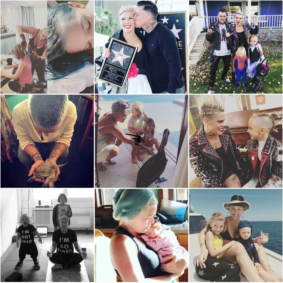 P!nk（ピンク）さんのインスタグラム写真 - (P!nk（ピンク）Instagram)「Not sure what this means but I love a collage!」12月24日 5時56分 - pink