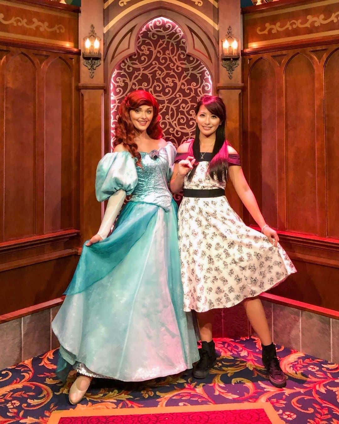 矢部あやのインスタグラム：「201811 4day アリエル ・  #disneylandresort #ariel」