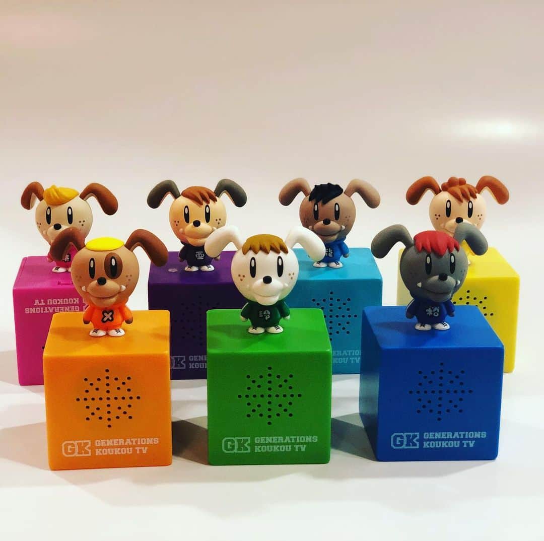 田中秀幸のインスタグラム：「ジェネ犬クレーンゲーム　ジェネ犬スピーカー　#ジェネ犬 #ジェネ高 #ジェネレーションズ #generations」
