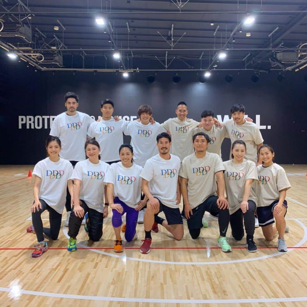 大木貴之のインスタグラム：「サッカー元日本代表浦和レッズ所属の @4daisuke4 さん主催の アスリート運動会😊  楽しかったなー お誘い頂きありがとうございます😊 しかし筋肉痛やー  #感謝　#Dリンピック　#運動会　#筋肉痛　#アスリート　#サッカー　#バスケ　#ラクロス　#フィギュアスケート  #クリケット　#水泳　#アメフト　#野球　#新体操　#体操　#柔道　#バレーボール　#東レアローズ　#スポーツ　#オリンピック　#大木貴之　#yolo #人生一度きり　‬#アンダーアーマー #AbemaTV #こじらせ森の美女」