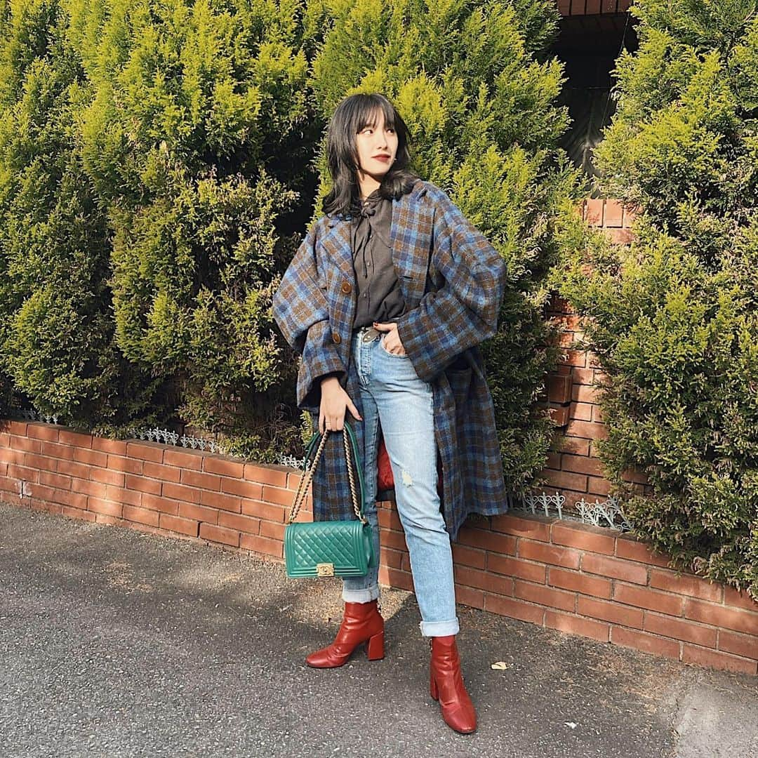 中田クルミさんのインスタグラム写真 - (中田クルミInstagram)「TODAY'S OUTFIT #clm_today HAPPY MERRY CHRISTMAS🎄🎅」12月24日 17時02分 - kurumi_nakata