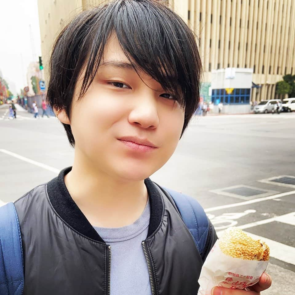 尾崎和樹のインスタグラム：「ペッパーライスケーキ。」