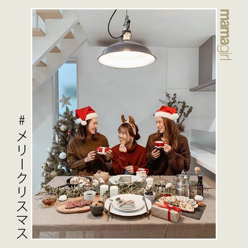のインスタグラム：「. . #mamagirl からピックアップ♥ . . 『Merry Christmas 🎅💋』 . 今日はクリスマスイブ🎄! サンタさんやトナカイ、ツリーになりきり🤗💫 ママからキッズまで♩可愛いポストをPICK UP😉💞 . . @saya_622 さん @12e__m__i09 さん @mainachu さん @rinrin._.mom さん @ichanmama0806 さん . . タグ付け、そして素敵なお写真ありがとうございます😌💕 . . ----------------------------------------------- mamagirlでは、ママ、パパ、マタニティママ、皆様からの投稿をお待ちしております♪ . 投稿方法は#mamagirl を付けるだけ！ . ✨素敵なお写真は、mamagirl instagram、Facebook、twitter、公式アプリkirarapostの記事内で紹介させていただきます。 . . mamagirlの公式アプリkirarapostではinstagramでは見られないおしゃれママ情報がたくさん！ . プロフィールよりぜひダウンロードしてください❤ . . #なりきり #キッズファッション #キッズコーデ #ベビーコーデ #ママ会 #仮装キッズ #リンクコーデ #クリスマスコスプレ #クリスマスツリー #子育て記録 #育児 #コスプレ #ママサンタ #クリスマスパーティー #クリスマス会 #トナカイコス #双子コーデ #トナカイコーデ #クリスマスベビー #クリスマスフォト #ハンドメイド #トナカイカチューシャ #親バカ部 #メリークリスマス ♡」