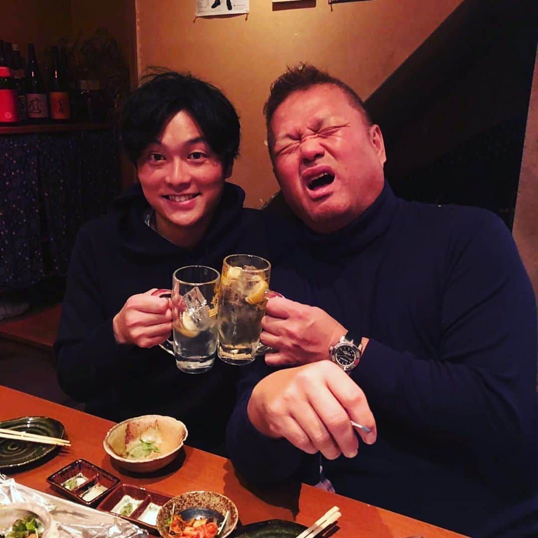 金村義明さんのインスタグラム写真 - (金村義明Instagram)「#打ち上げ#寂しいクリスマスイブ#金山＆金村」12月24日 21時33分 - yoshiaki_kanemura