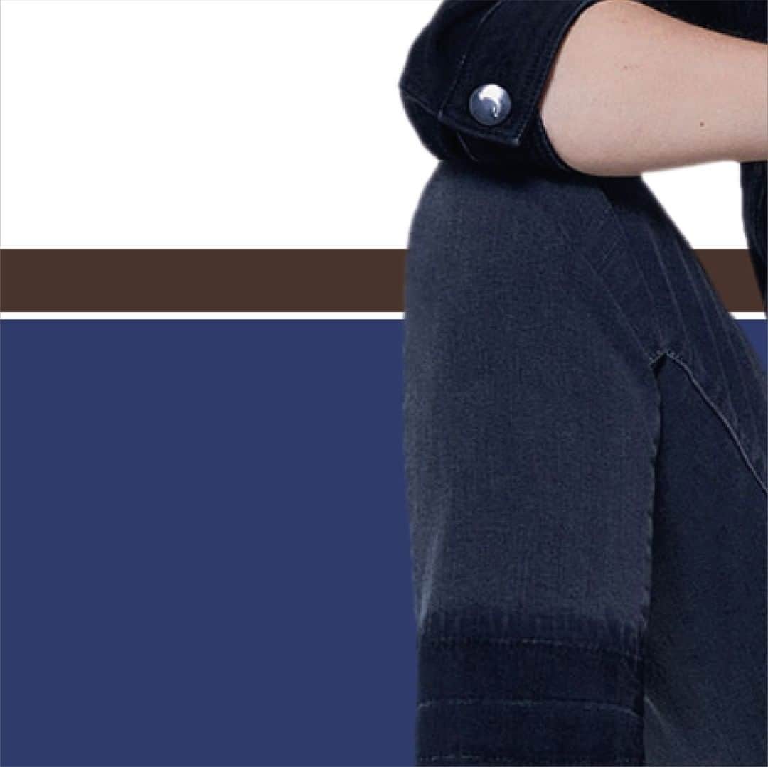 Jacob Cohenのインスタグラム：「Denim on denim, that’s it  F/W 20 Woman Collection Made in Italy  #JacobCohen #JacobCohenJeans」
