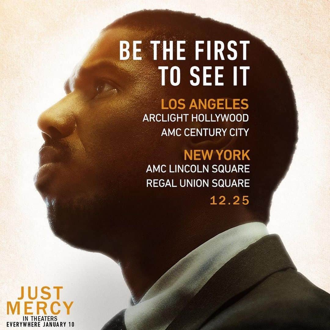 Warner Bros. Picturesさんのインスタグラム写真 - (Warner Bros. PicturesInstagram)「TOMORROW in LA and NYC: Be the first to see Bryan Stevenson’s remarkable story. @MichaelBJordan stars in #JustMercy, playing in Los Angeles & New York tomorrow, everywhere Jan. 10. @EJI_Org」12月25日 2時12分 - wbpictures