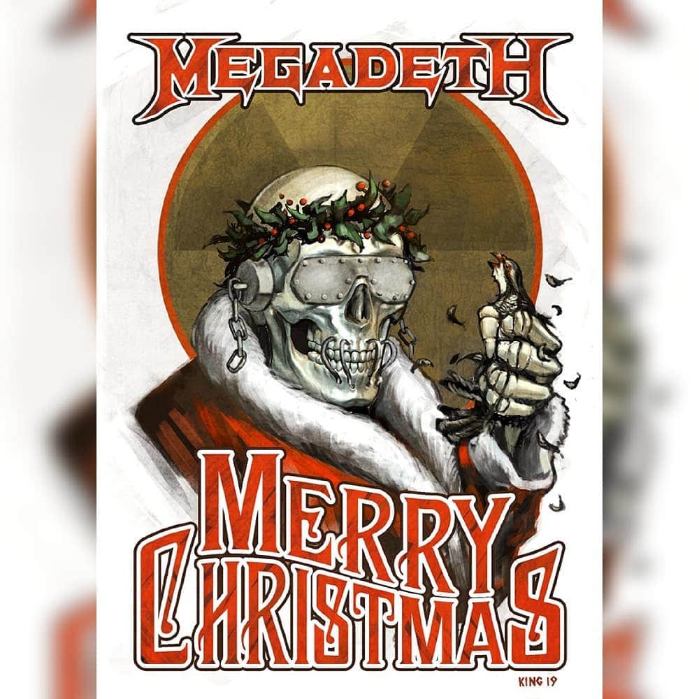 Megadethさんのインスタグラム写真 - (MegadethInstagram)「Congratulations to our Megadeth Christmas Card Contest 2019 Winners! See the Top 10 & details here: smarturl.it/2019cardwinners (link in bio)  1st place: Donald Yatomi - Bend, OR USA 2nd place: Aurore Kerboethau - Lanfains, France 3rd place: Noumier Tawilah - Montreal, QC Canada 4th place: Craig Simmons - Kidderminster, England 5th place: Karl Lundstedt - Merrimack, NH USA 6th place: Tommy Smith - Knoxville, TN USA 7th place: Ryan Lepianka - Grafton, WI USA 8th place: Cristian Bastidas-Ramirez - Bogotá, Colombia 9th place: Dean Groombridge - Poole, England 10th place: Simon Carr - Vancouver, BC Canada」12月25日 3時29分 - megadeth