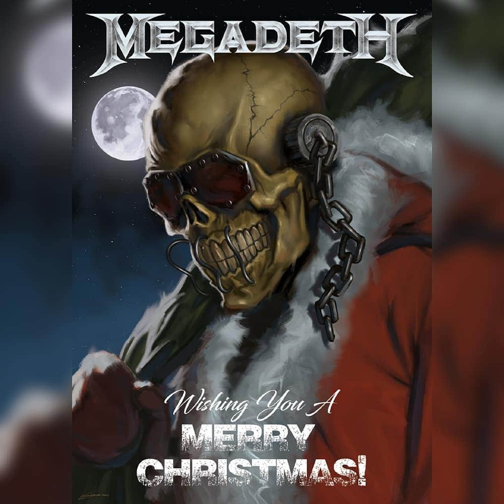 Megadethさんのインスタグラム写真 - (MegadethInstagram)「Congratulations to our Megadeth Christmas Card Contest 2019 Winners! See the Top 10 & details here: smarturl.it/2019cardwinners (link in bio)  1st place: Donald Yatomi - Bend, OR USA 2nd place: Aurore Kerboethau - Lanfains, France 3rd place: Noumier Tawilah - Montreal, QC Canada 4th place: Craig Simmons - Kidderminster, England 5th place: Karl Lundstedt - Merrimack, NH USA 6th place: Tommy Smith - Knoxville, TN USA 7th place: Ryan Lepianka - Grafton, WI USA 8th place: Cristian Bastidas-Ramirez - Bogotá, Colombia 9th place: Dean Groombridge - Poole, England 10th place: Simon Carr - Vancouver, BC Canada」12月25日 3時29分 - megadeth