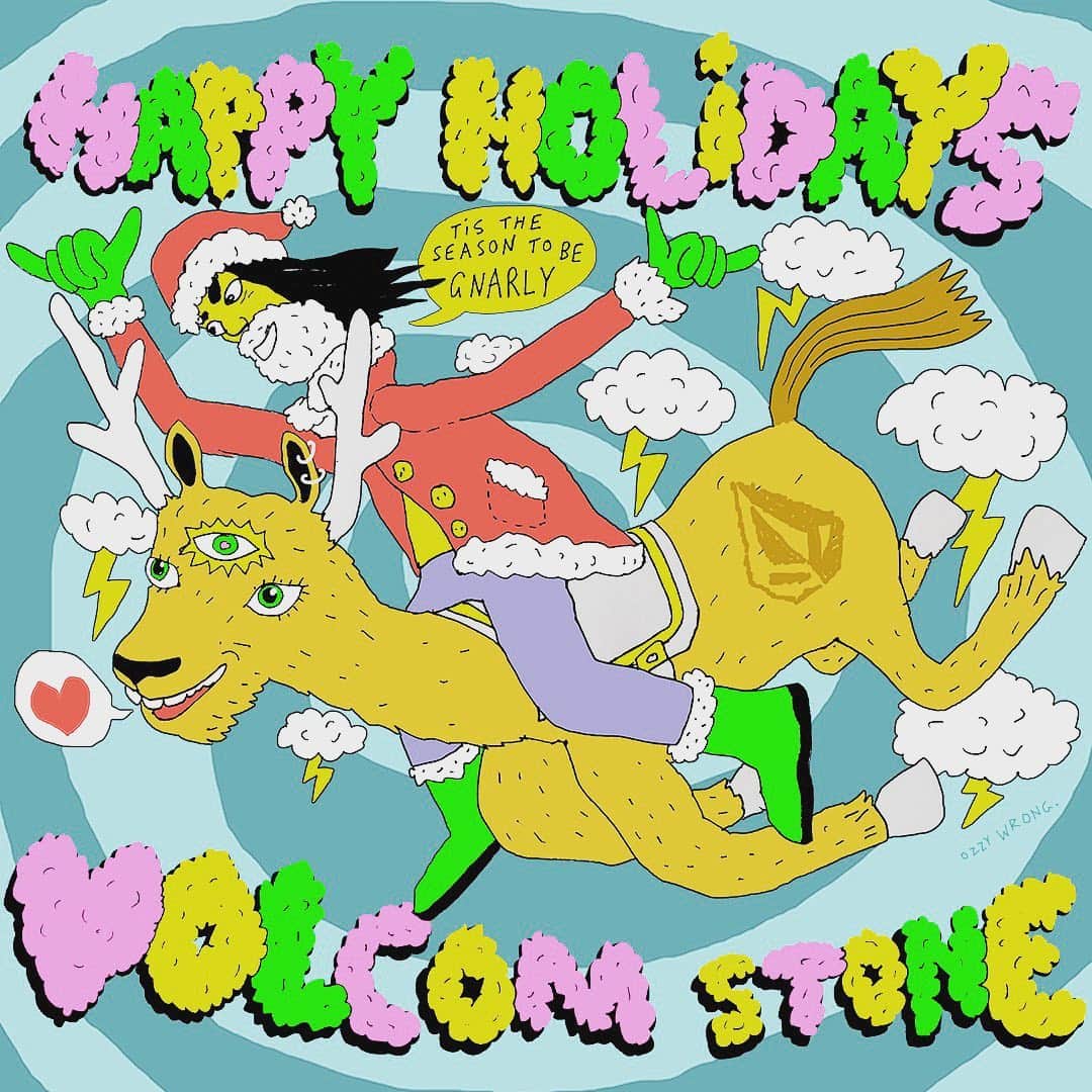 佐藤魁のインスタグラム：「#merrychristmas  ボルコムからクリスマスビジュアル  @ozzywrong @volcomsurf @volcomjapan  #Volcom #VolcomJapan  #ボルコム」