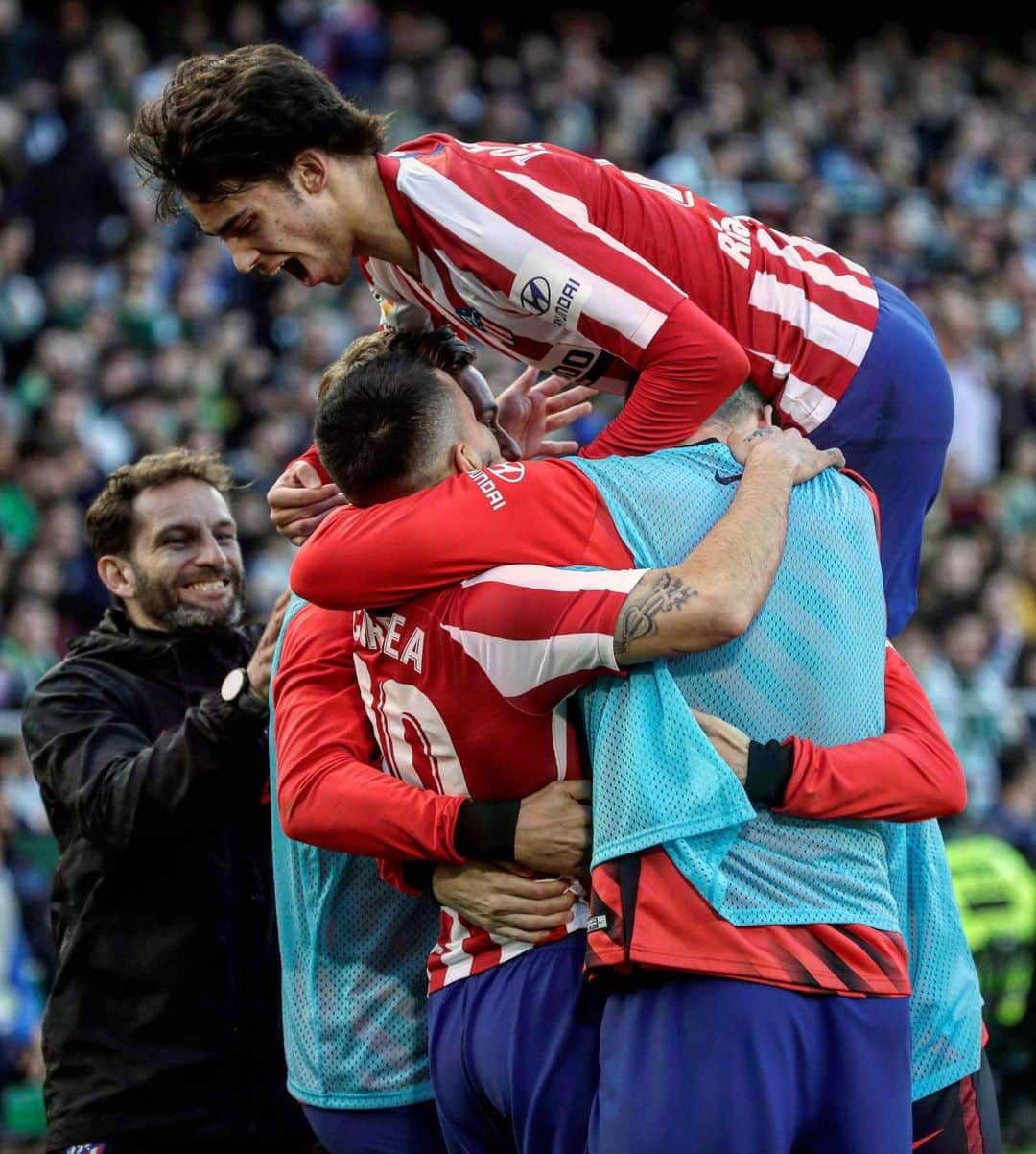 LFPさんのインスタグラム写真 - (LFPInstagram)「JOAO JUMP FOR JOY! 🤗❤️ • ¡@joaofelix79 saltando de felicidad! 🤗❤️ • #JoaoFelix #Atleti #LaLigaSantander #LaLiga #Goal」12月25日 7時01分 - laliga