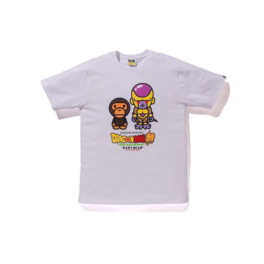 HYPEBEASTさんのインスタグラム写真 - (HYPEBEASTInstagram)「@hypebeaststyle: @bape_japan has enlisted its Baby Milo imprint for another collaborative Dragon Ball capsule. Comprised of hoodies, crewneck sweatshirts, and T-shirts, the capsule features the playful Baby Milo character, as well as heroes and villains from last year’s ‘DRAGON BALL SUPER: BROLY’ animated film. Look for the pieces to hit BAPE, ZOZOTOWN, and physical locations on December 28.⁠⠀ Photo: BAPE」12月25日 7時16分 - hypebeast
