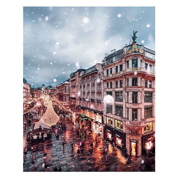 タダシショージさんのインスタグラム写真 - (タダシショージInstagram)「The ultimate sight on Christmas Eve: Christmas markets in Vienna 🎄✨☕️🍡🥧🍷」12月25日 7時33分 - tadashishoji