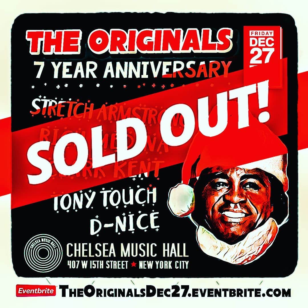 DJ Clark Kentさんのインスタグラム写真 - (DJ Clark KentInstagram)「Friday 12/27 • @chelseamusichall NYC • The ORIGINALS 7th Anniversary • @dnice @stretcharmstrong @richmedina @djtonytouch & Me • SOLD OUT • But, You Can Pay At The Door •」12月25日 9時24分 - djclarkkent