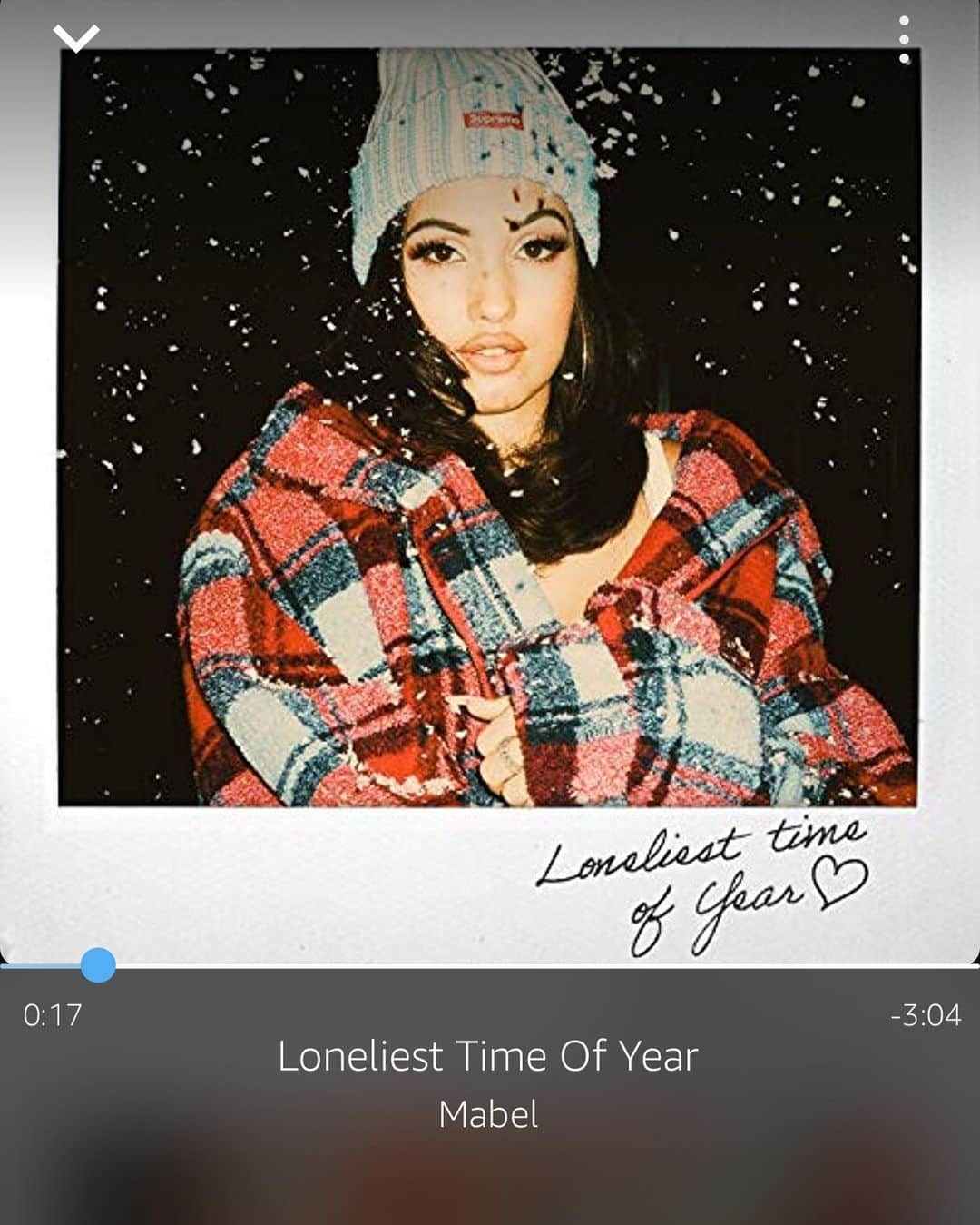 森藤恵美さんのインスタグラム写真 - (森藤恵美Instagram)「大好きなMabel💓 12月はたくさんこの曲聴いてた😌 ちょっと切なくて、でもちょっと温かくて、すごく良い曲😌🎄 そして、MVのMabelが可愛いすぎる😍😍 Mabel "loneliest time of year" #mabel #loneliesttimeofyear #music #song #christmas」12月25日 23時56分 - emi_morifuji