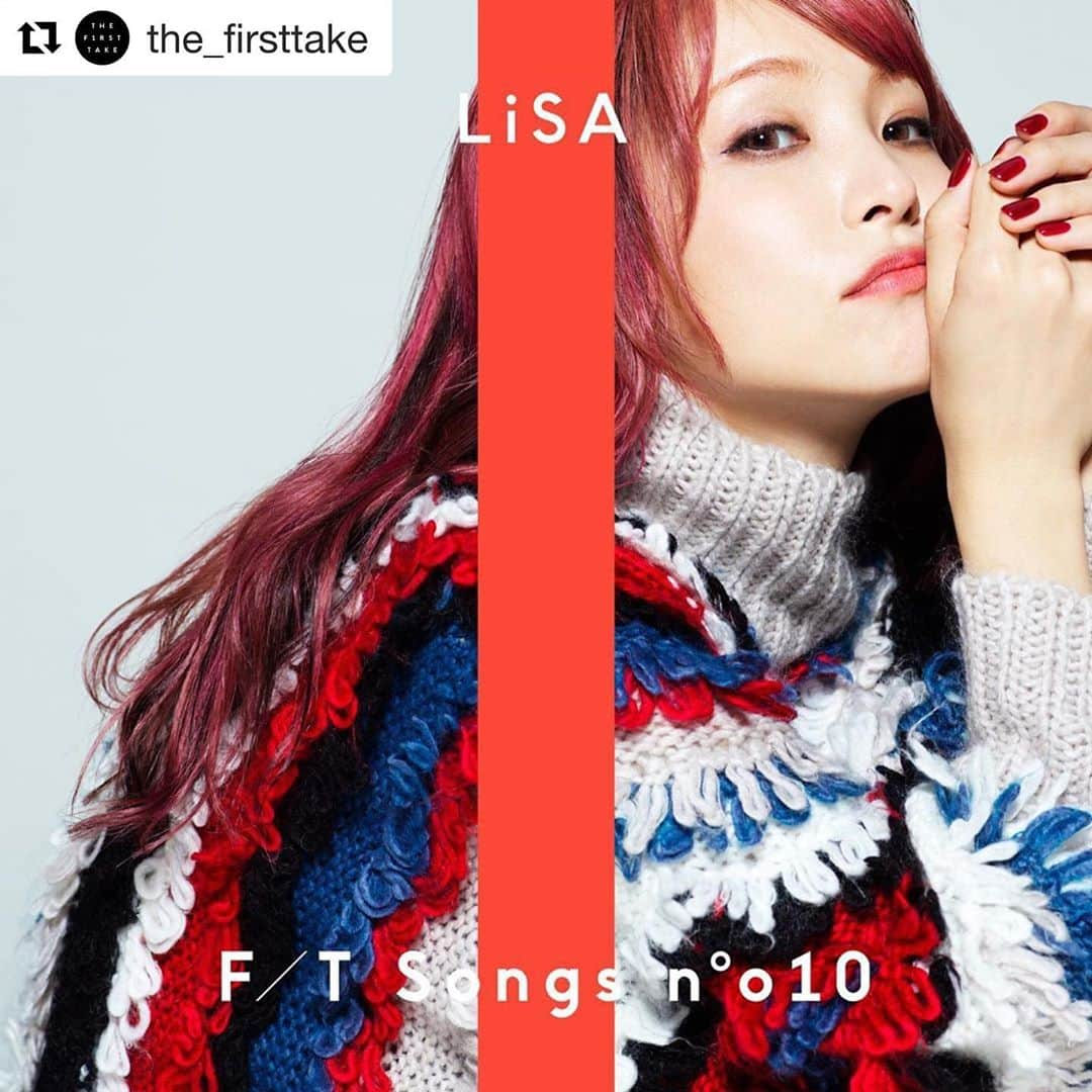 LiSAさんのインスタグラム写真 - (LiSAInstagram)「#Repost @the_firsttake with @get_repost ・・・ 【NEXT ARTIST】﻿ ﻿ THE FIRST TAKE﻿ ﻿  第10回は、﻿ 先日「THE FIRST TAKE」にて「紅蓮華」を披露し絶賛のコメントが相次いだ#LiSA が再び登場。﻿ ﻿ 新曲「#unlasting」を情感あふれる切ない歌声でパフォーマンスする。﻿ ﻿ ▼本編はプロフィール画面よりチェック﻿ @the_firsttake﻿ ﻿ ﻿ #THEFIRSTTAKE﻿ #FIRSTTAKE﻿ #ファーストテイク﻿ #ファステク」12月25日 23時00分 - xlisa_olivex