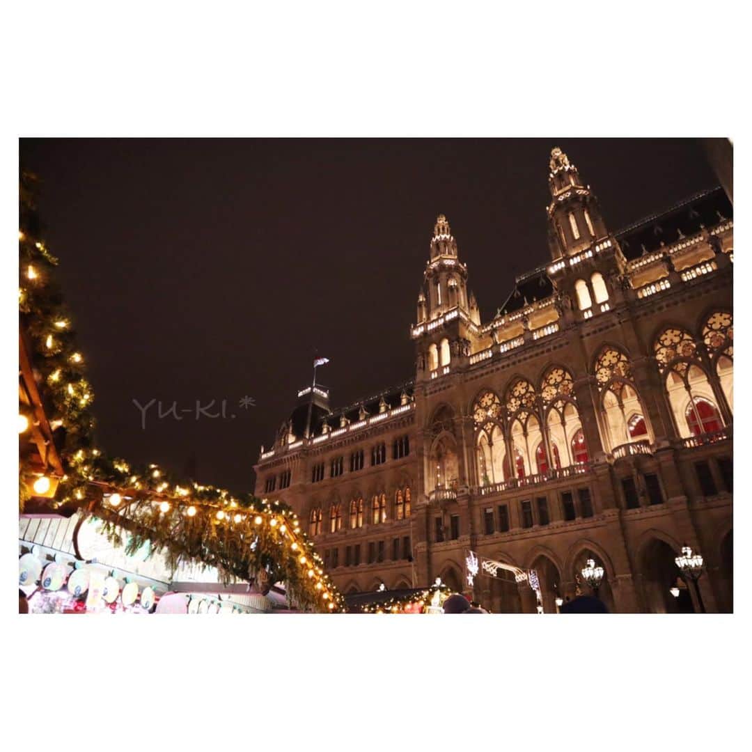 のインスタグラム：「. 🎄 . ヨーロッパの建造物ほんとすきー☺️ . #merrychristmas #christmasmarket #christkindlmarkt #weihnachtsmarkt #wienerchristkindlmarkt #rathausplatz #wien #cameragirl #EOSkissM #travelgirl #ilovetravel #iloveeurope #メリークリスマス #クリスマスマーケット #市庁舎 #ウィーン #オーストリア #ドイツ語 #カメラ女子 #海外一人旅 #女子旅 #旅好き」