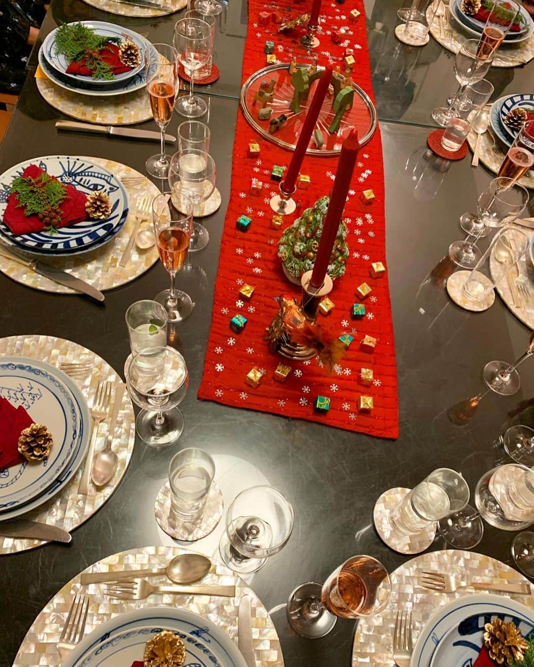 奈良裕也さんのインスタグラム写真 - (奈良裕也Instagram)「毎年ステキなchristmas dinnerを  ありがとう😋🎄✨🎁✨ @casukoroche」12月25日 17時58分 - yuyanara