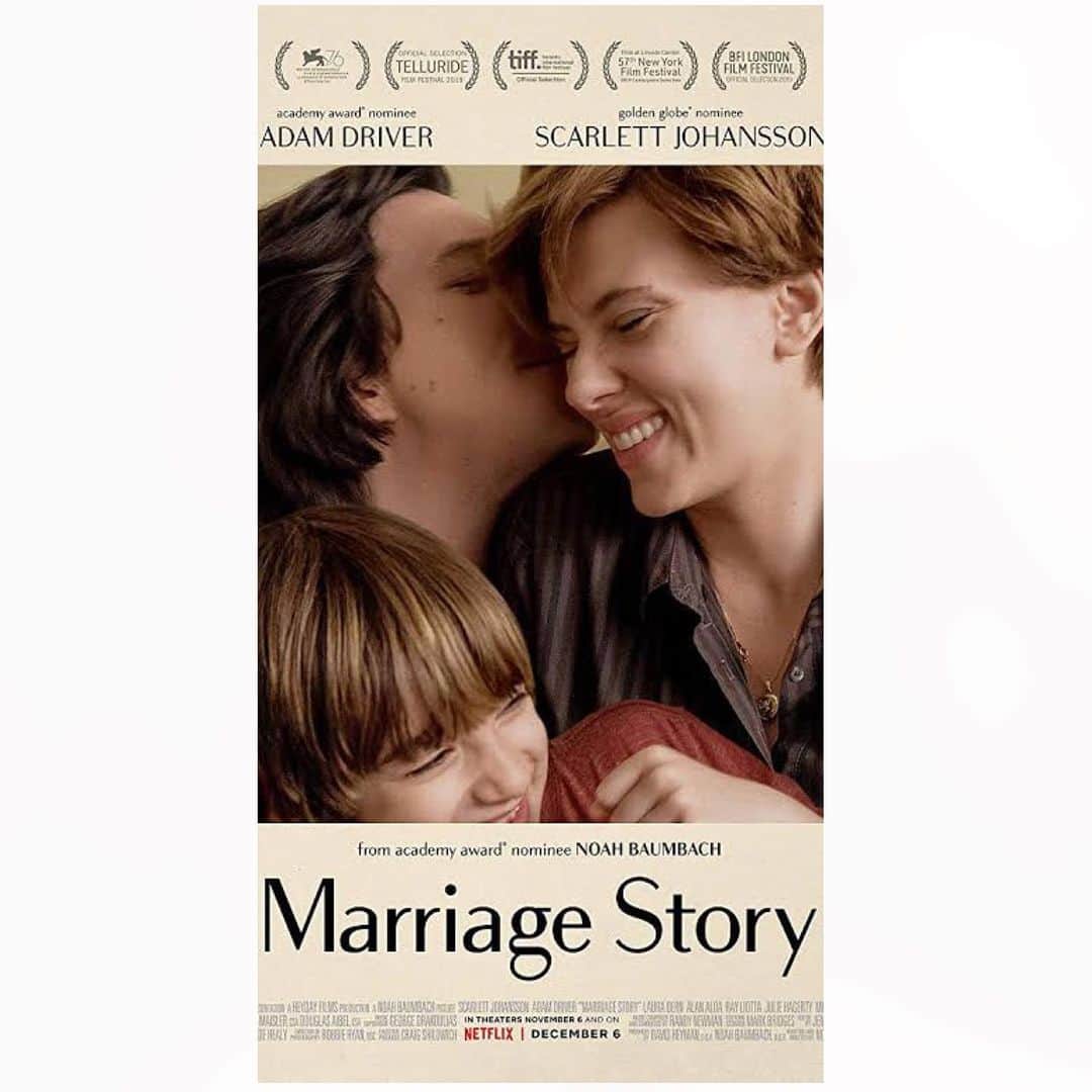 大迫一平のインスタグラム：「マリッジ・ストーリー とても良かった。 是非！ #マリッジストーリー #MarriageStory #AdamDriver #ScarlettJohansson」