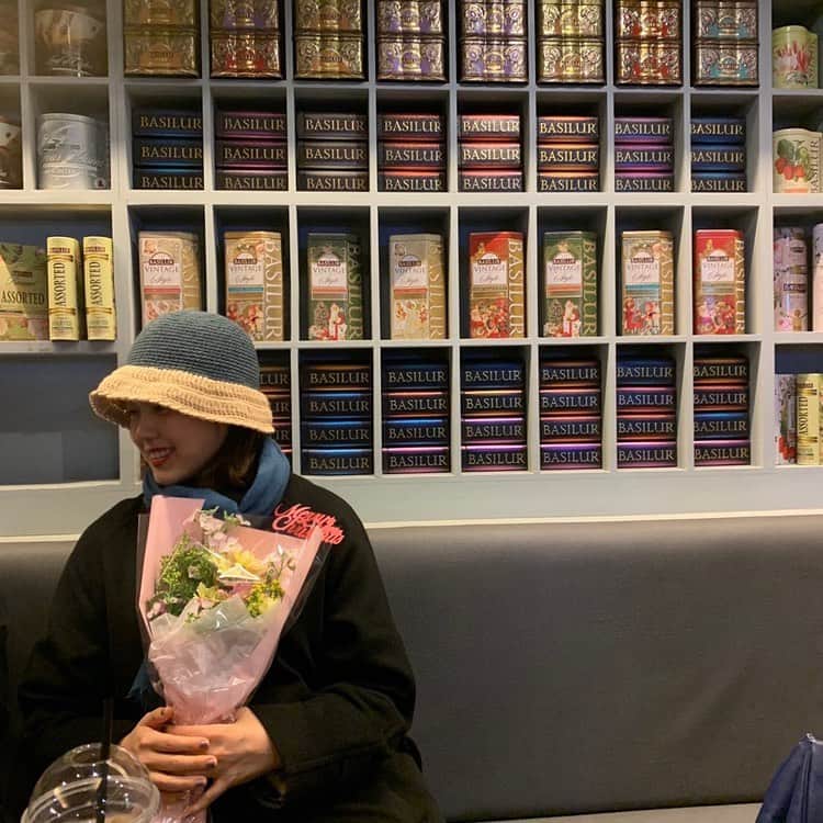 チェ・リのインスタグラム：「엄마가 만들어준 클쓰마쓰 👒🎁」