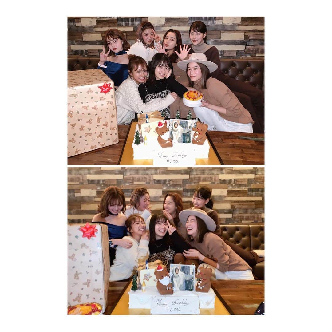 大和屋穂香（ほのちぃ）さんのインスタグラム写真 - (大和屋穂香（ほのちぃ）Instagram)「・ Happy 22th birthday @riko_1221 🎂 ・ ケーキは @louange.tokyo さんで オーダーメイドしました🧸❤️ ・  前日から当日とお祝いできて そして喜んでもらえて嬉しみちゃんでした🥺✨ 一緒に素敵な一年にしよねっ、」12月25日 20時47分 - honochii0919