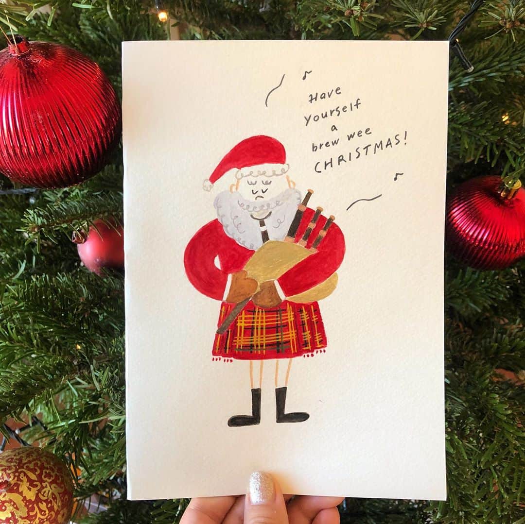 Apricots Artのインスタグラム：「Merry Christmas🎄🌟 . みなさま素敵なクリスマスを〜❤️ Illusted by Yuri #apricotsart」