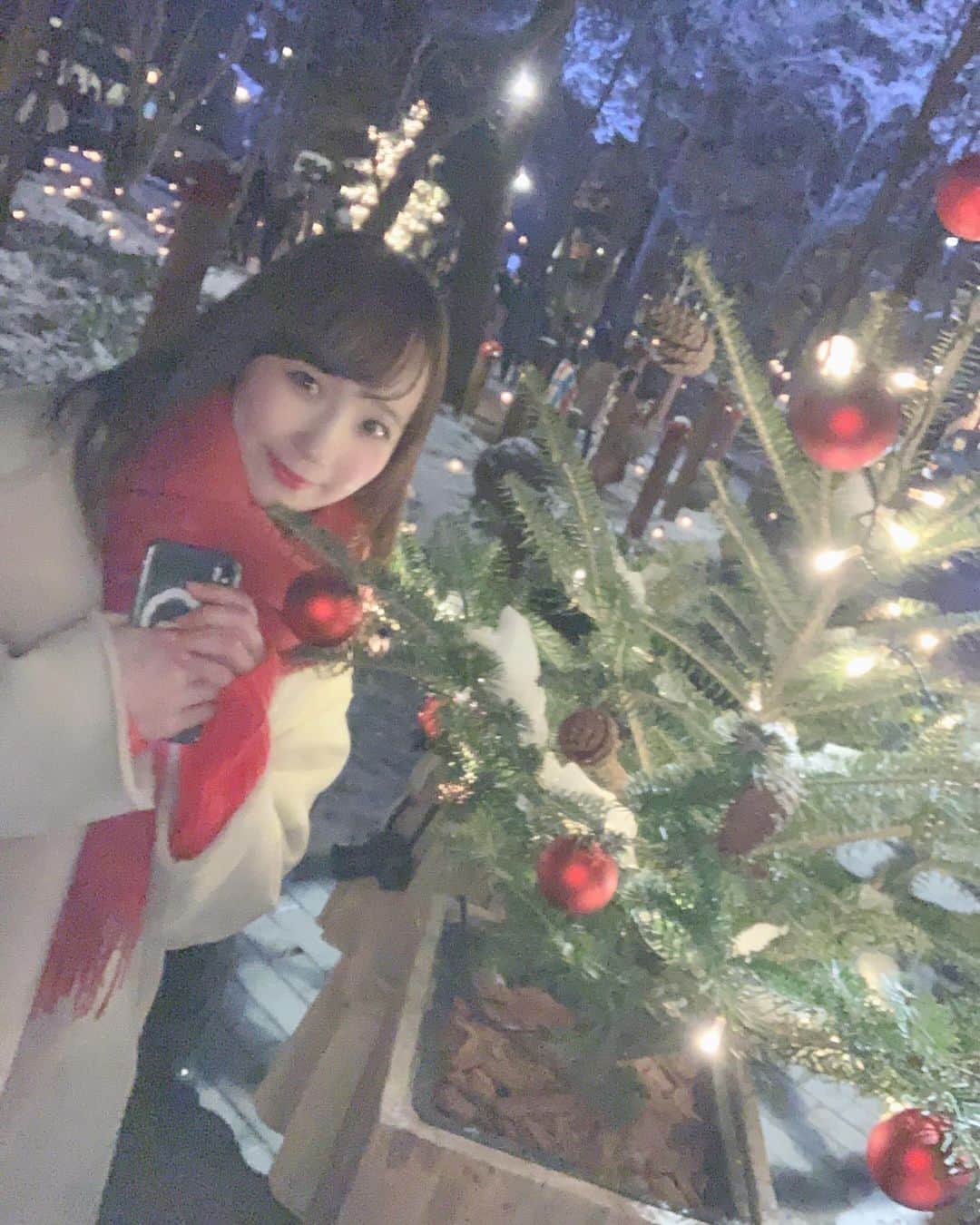 のインスタグラム：「﻿ ﻿ 👧🏻🎄﻿ ﻿ ﻿ ﻿ #軽井沢　#長野 #軽井沢高原教会﻿ #星降る森のクリスマス #イルミネーション﻿ #クリスマスツリー #ランタンツリー﻿ ﻿」
