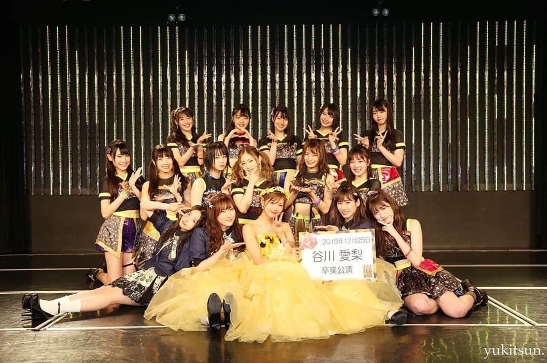 谷川愛梨のインスタグラム：「: 2019年12月25日 NMB48を卒業しました🎓🌸 素敵な卒業公演and生誕祭を 本当にありがとうございました☺️✨ 明日またゆっくり更新させて下さい♥️」